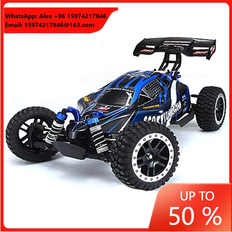 Hobby Quality Rc Cars - 高品質スピードRCカー、ブラシ付きリモートラジオコントロール玩具、大人と子供のためのホビー、1:8 4WDバギーオフロードレーシングカー、2.4GHZ