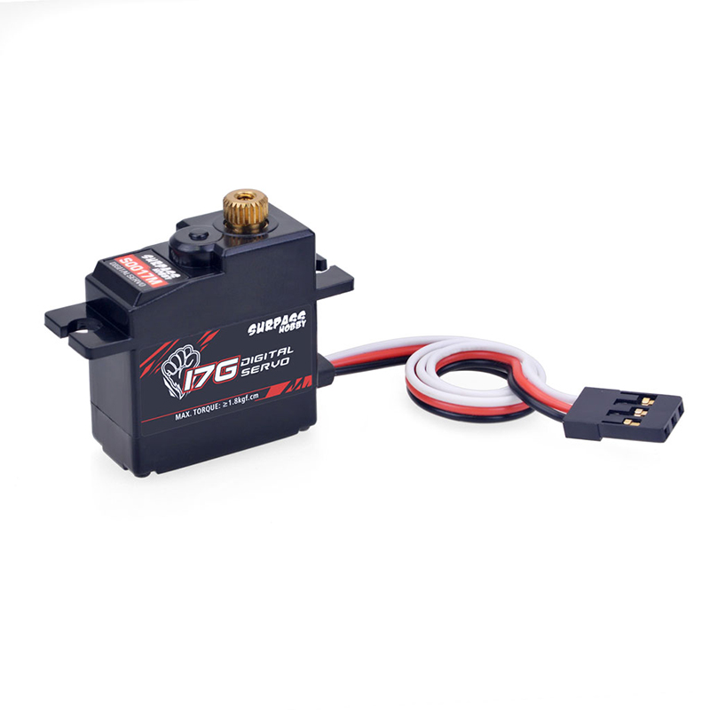 Hobby Quality Rc Cars - 1.8kg,s0017m,17g,金属ギア,ロボット,トラック,車,ボート,ダクト,飛行機の趣味を超えるデジタルサーボ