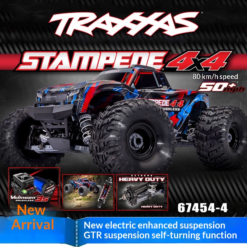 Rc Hobby Monster Truck - Stampede 4x4 1/10 ブラシレスRCモンスタートラック 67454 4