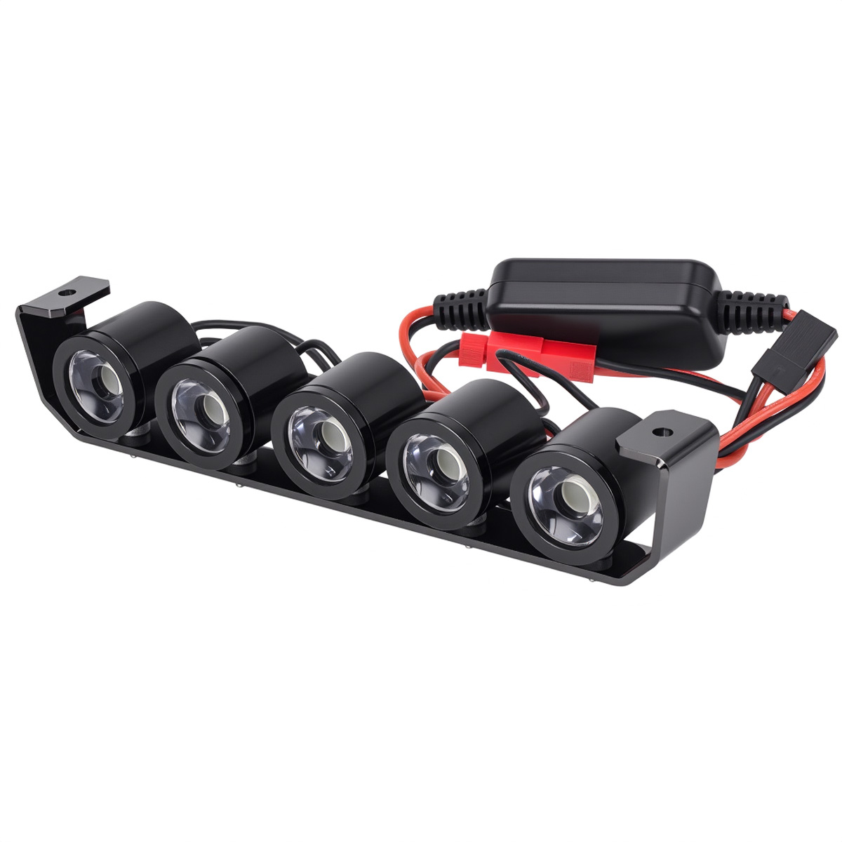 アルミ製5LEDライトヘッドライトスポットライト 1/10  - Led Light Kit Rc のレビューと価格