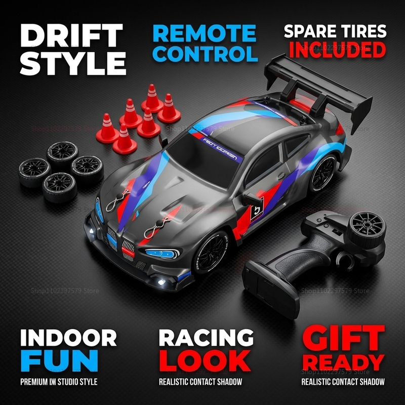 1:24スケール 4WD ラジコン ドリフトレーシングカー  - Hobby Quality Rc Cars のレビューと価格