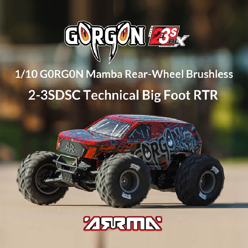 アーマ ゴーゴン RTR ブラシレス RCカー 1/10スケ - Rc Hobby Monster Truck のレビューと価格