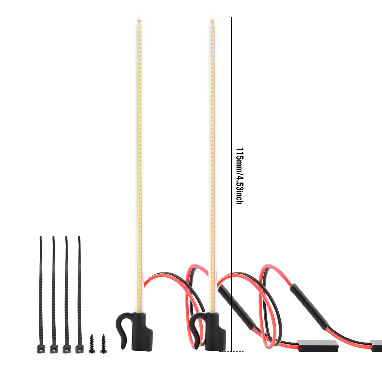 ModRax 2個入り LED RCアンテナライト、カット可 - Led Light Kit Rc のレビューと価格