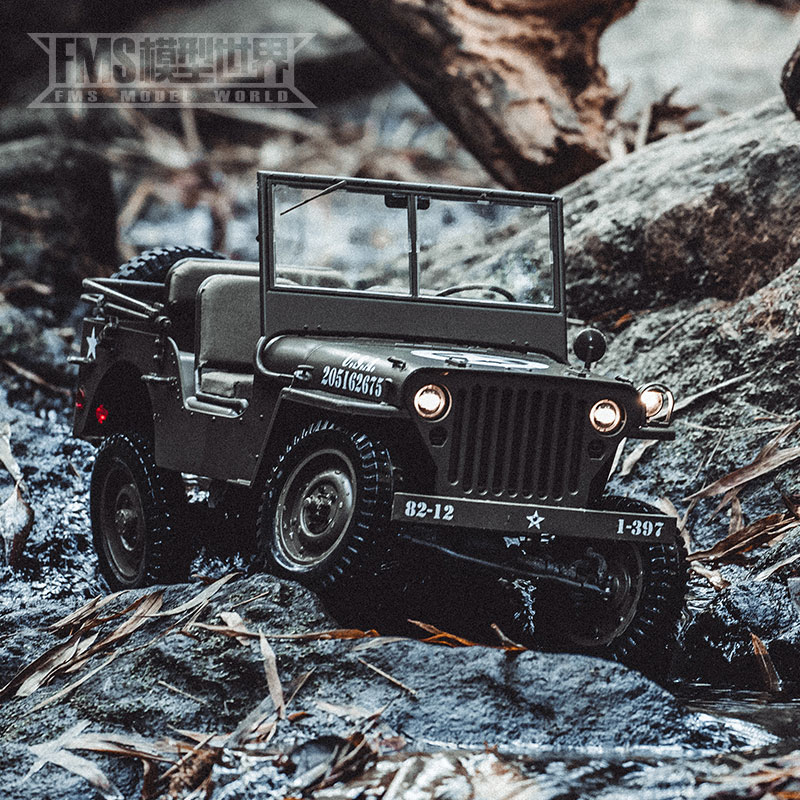 FMS 1/6スケール 1941年式 MB ウィリス ジープ - Rc Jeep Hobby のレビューと価格