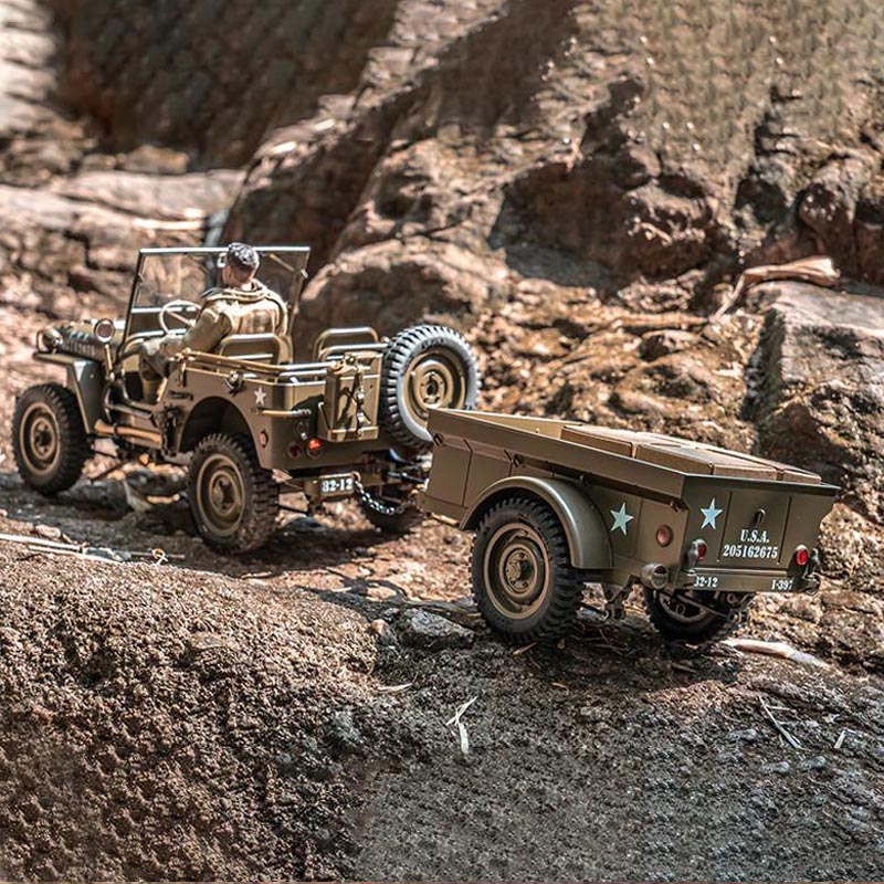 FMS 1/12 C1167 キャンバスルーフウィリス MB - Rc Jeep Hobby のレビューと価格