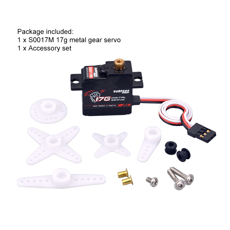 1.8kg,s0017m,17g,金属ギア,ロボット,トラッ - Hobby Quality Rc Cars のレビューと価格