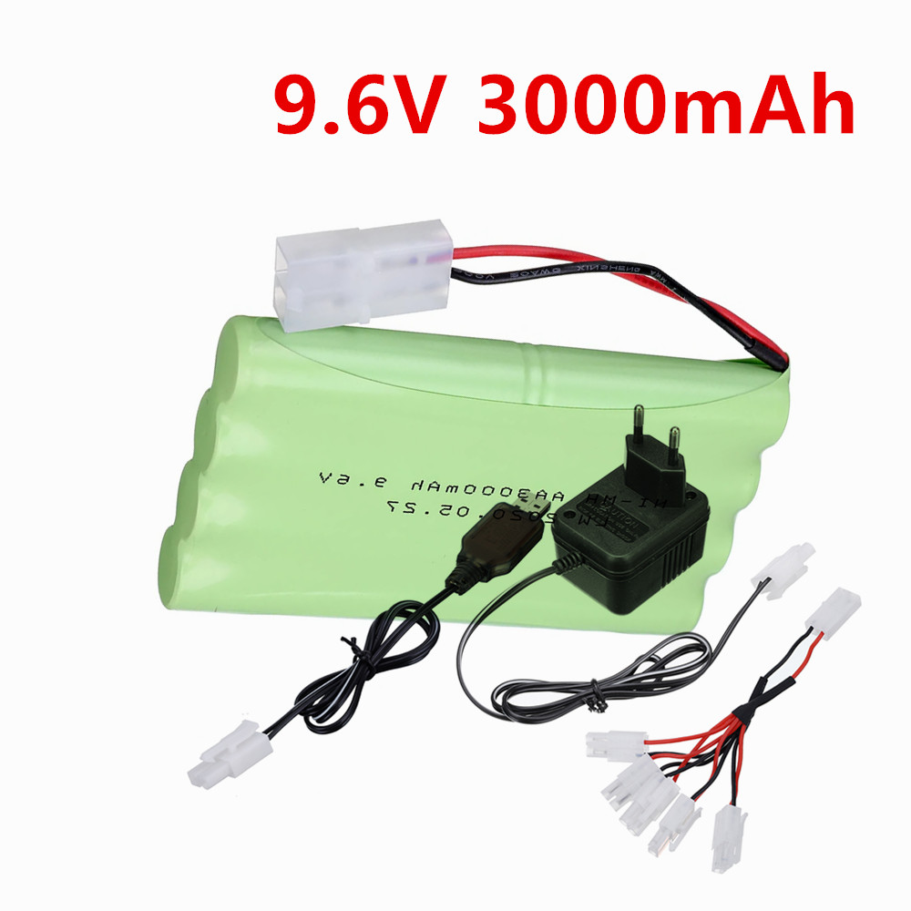 9.6V 3000mah NiMHバッテリーまたは9.6V充 - Rc Hobby Models のレビューと価格
