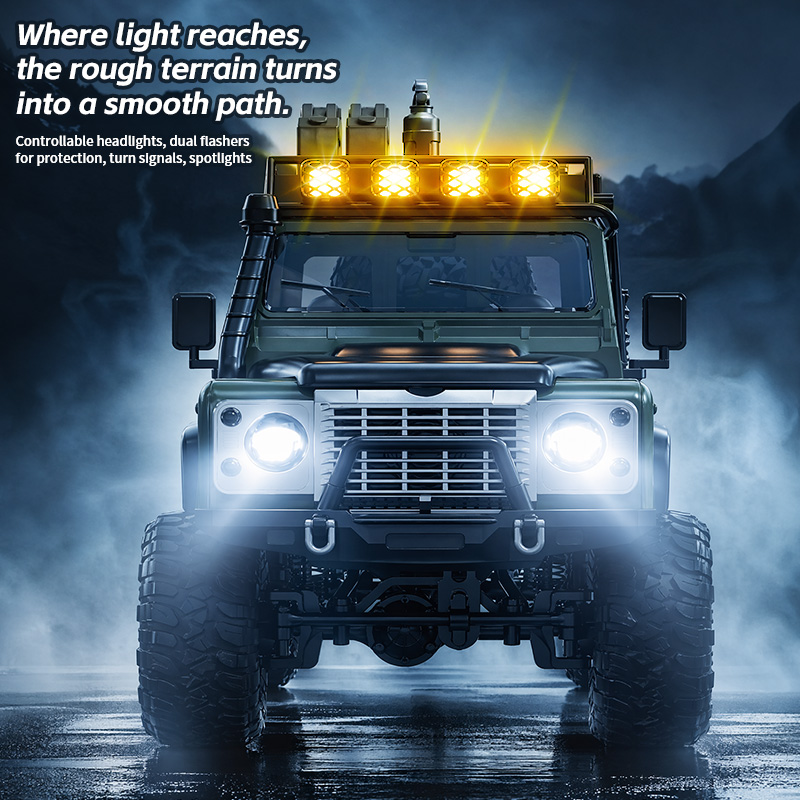 KF90 1:12 4WD RC クライミングカーオフロード - Led Light Kit Rc のレビューと価格